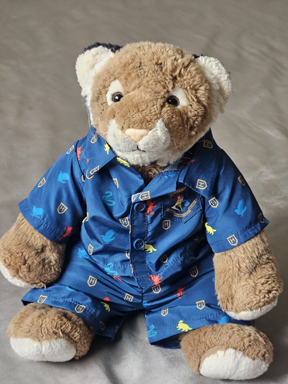 Rare Build a Bear Harry Potter leopard wear Hogwart Pajamas